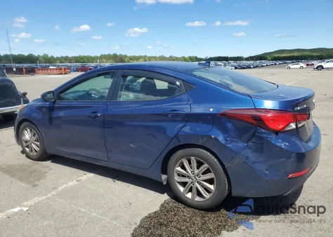 2016 Hyundai Elantra Se from USA, damaged, VIN 5NPDH4AE3GH764885